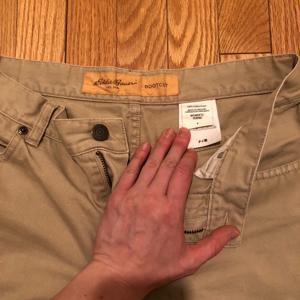 Eddie Bauer Bootcut Kahki